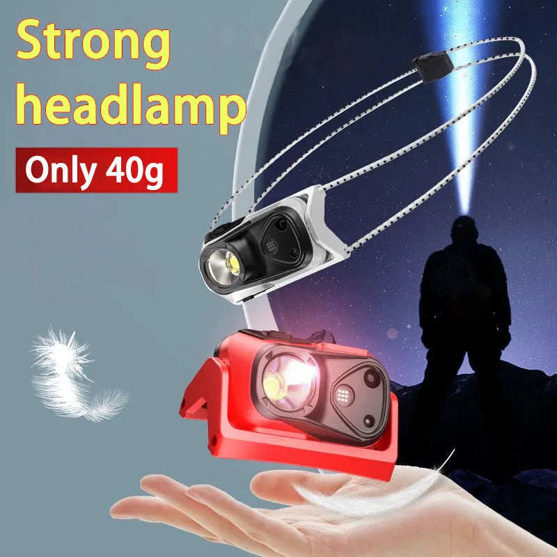 Mikenoon LED Headlamp – USB Rechargeable, 4 Modes & IR Sensor LED Headlamp Zpaxo