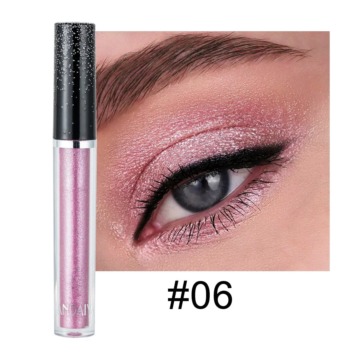 HANDAIYAN Liquid Eyeshadow Metallic Diamond Shiny Eye Liner Pen Zpaxo 06