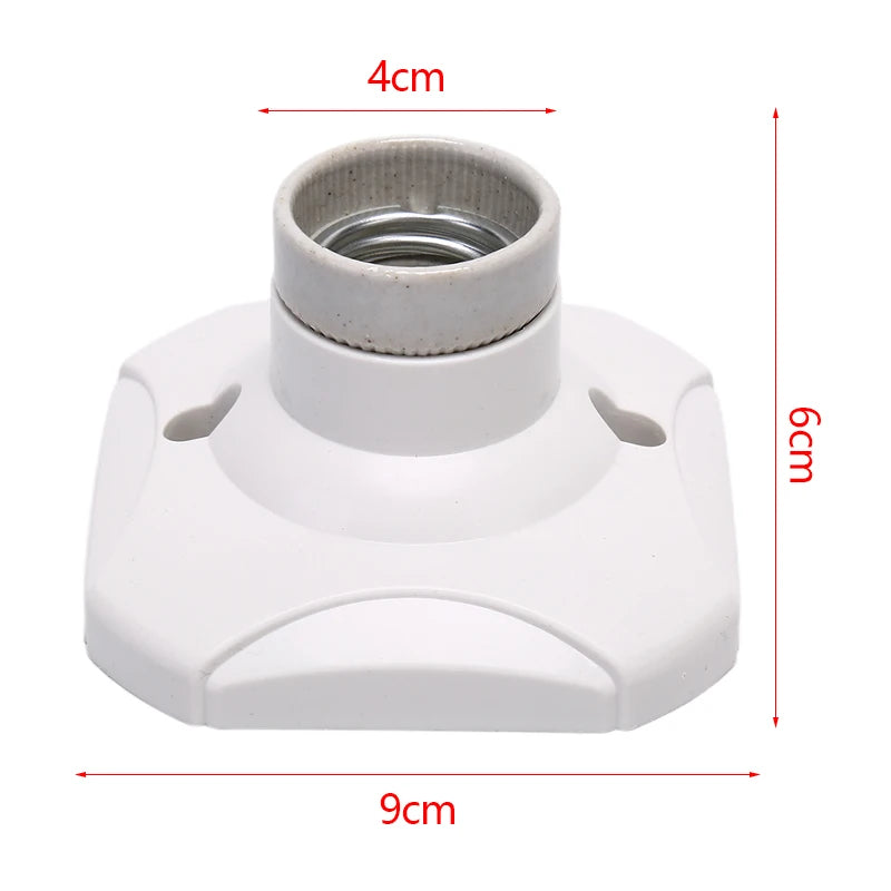 1Pcs Lighting Fittings E27 Holder Outdoor Engineering Modified Lamp Base Socket Screw Ceramic Waterproof Explosion-proof Lamp Zpaxo Style2