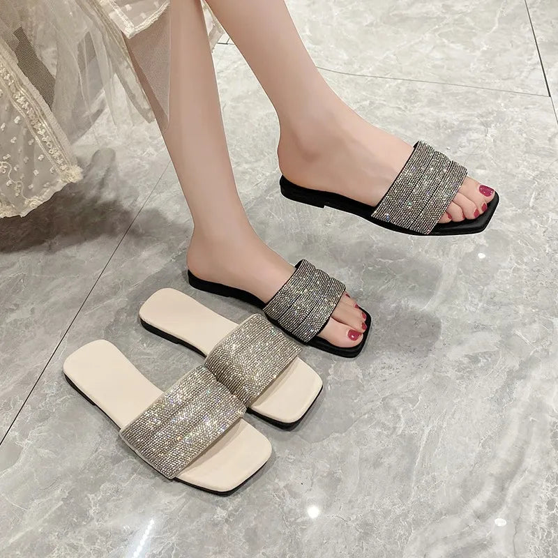 2025 Summer Fashion Versatile Comfortable Flat Bottom Women's Casual
