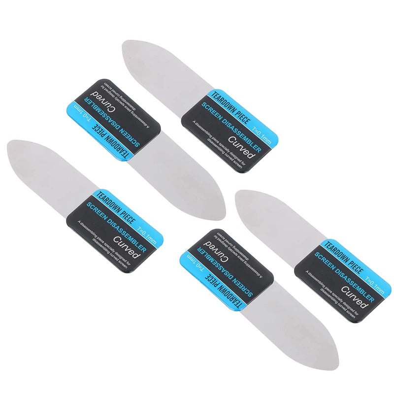 1/5pcs Mobile Phone Screen Tool Stainless Steel Blade Soft Thin Pry Spudger Tablet Screen Battery Opening Tools Stainless Opener Zpaxo 5pcs