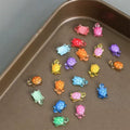 100 Glow-in-the-dark Resin Turtle Figurine Glowing Miniature Handmade