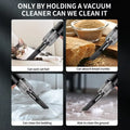 Portable Cordless Handheld Car Vacuum Cleaner Dual Use Blowing & Suction with Multi-Nozzles for Car Home Pet Office Zpaxo black