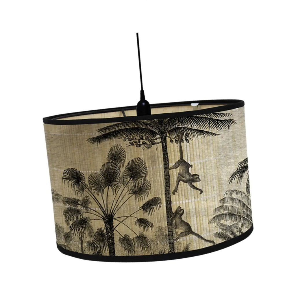 Drum Print Lamp Shade Light Cover 11 8x11 8x8 Inch E27 Bamboo Zpaxo