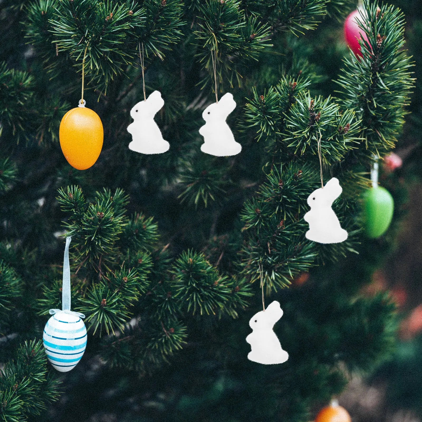 Easter Hanging Bunny Pendant Festive Foam Decor Unique Cute Rabbit