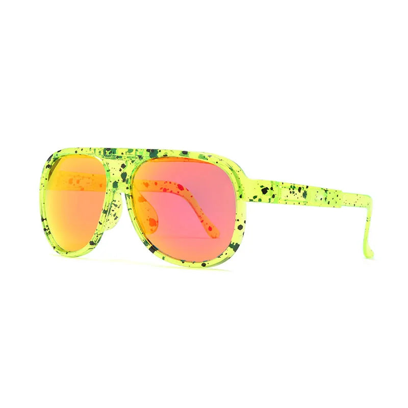 Bicycle Glasses UV400 Punk Flip Style Coated Sunglasses Popular Anti-Glare Colorful Sunglasses Driving Outdoor MTBCycling Unisex Zpaxo V4