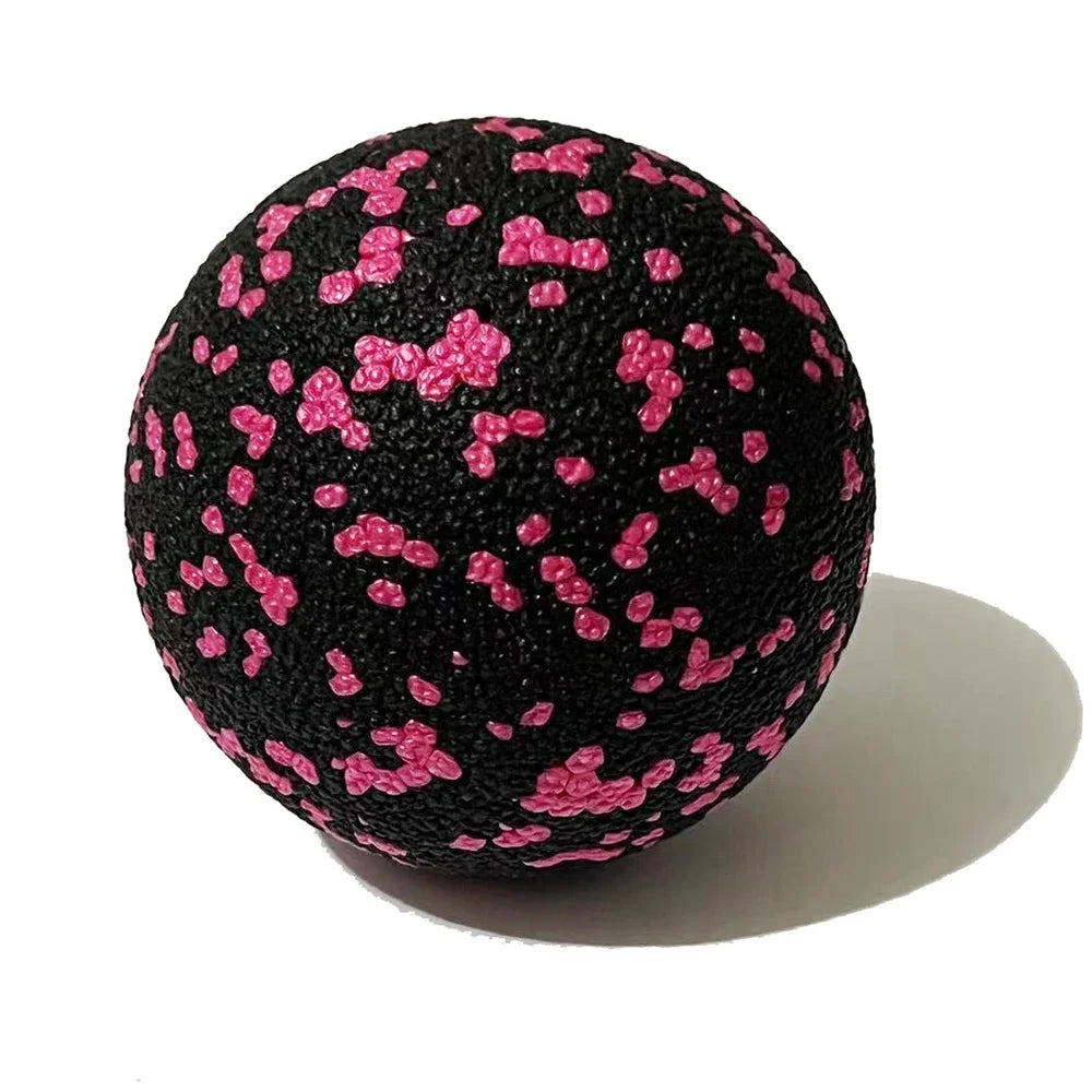 EPP 8cm Peanut Balls Body Massage Fascia Ball High Density Muscle Relaxation Lacrosse Fitness Yoga Myofascia Ball Relieve Pain Zpaxo Pink 1