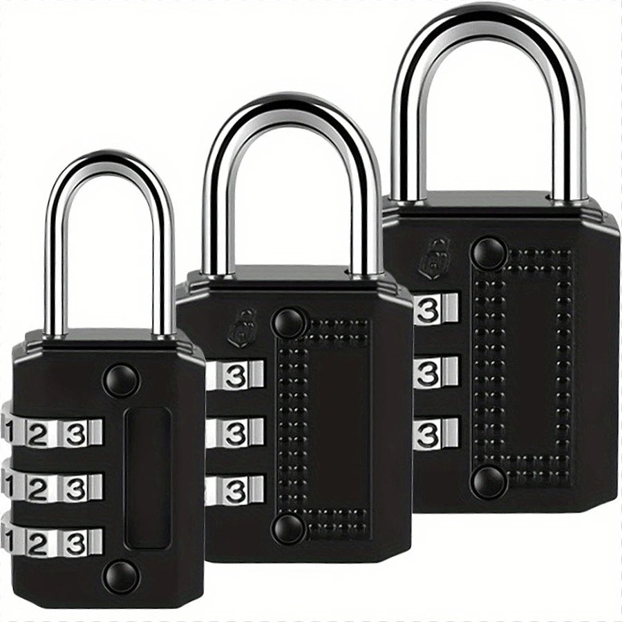 4-digit Password Lock Padlock Luggage Anti-theft Wind Rain Resistant