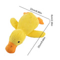 Duck Dog Toy Squeaky Interactive Soft Comfort Teething Supplies Dog Toys Plush for Travel Beach Pool Park Yard Bedroom Garden Zpaxo S