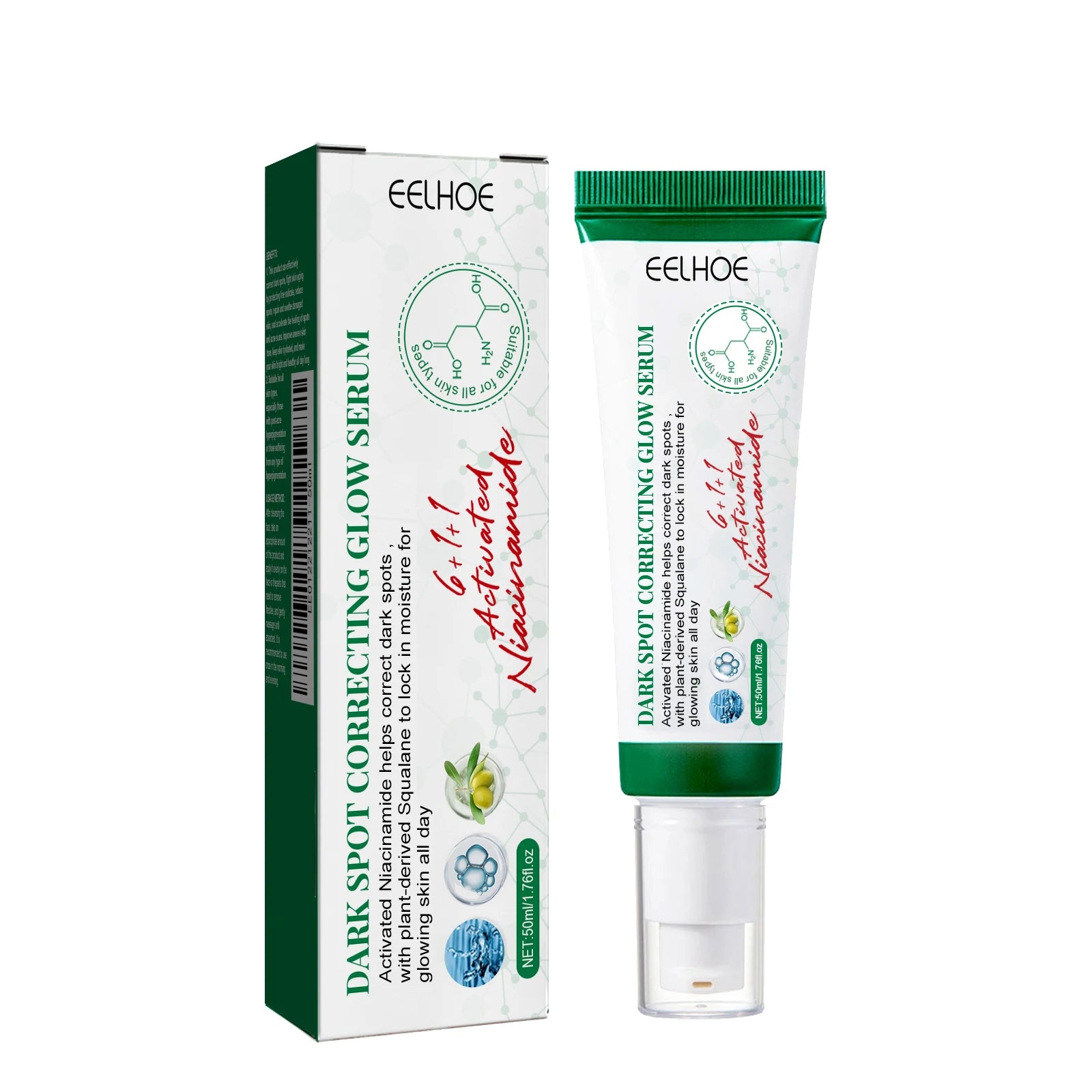 Nicotinamide Dark Spot Corrector Serum | Eelhoe 50ml Brightening Face Serum Zpaxo 50ml Boxed