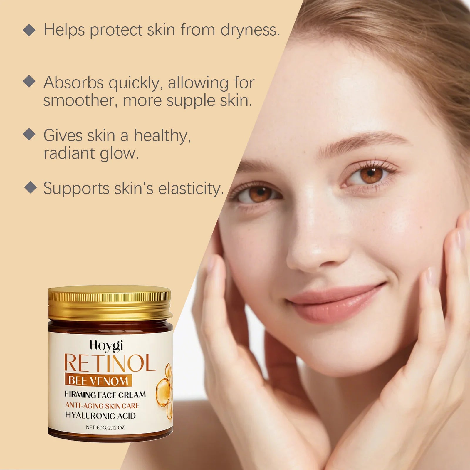 Hoygi Retinol Firming Cream – Brighten, Hydrate & Smooth Retinol Face Cream Zpaxo