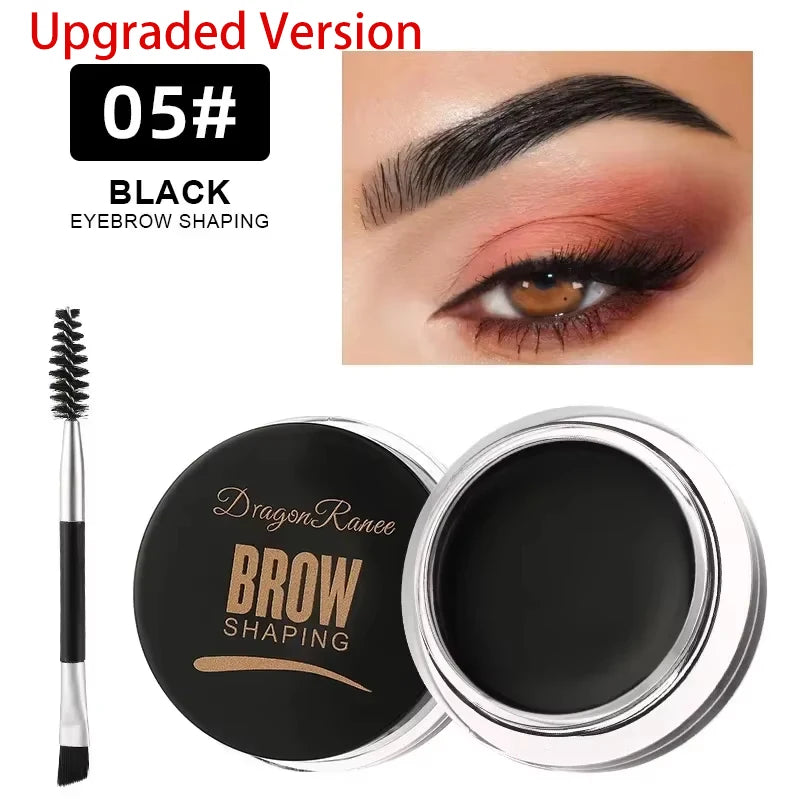 Matte Eyeliner Eyebrow Cream Gel Waterproof Long Lasting Contouring Zpaxo 05-Upgraded Version