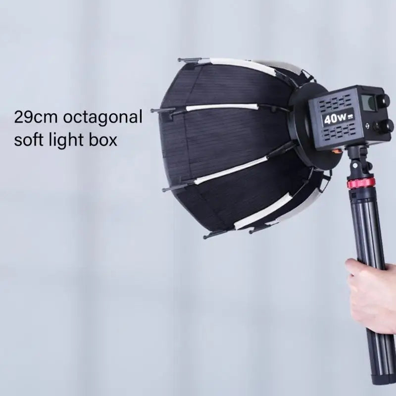 652F Quick Setups Octagonal Soft Light Box Mini Bracket Portable Zpaxo