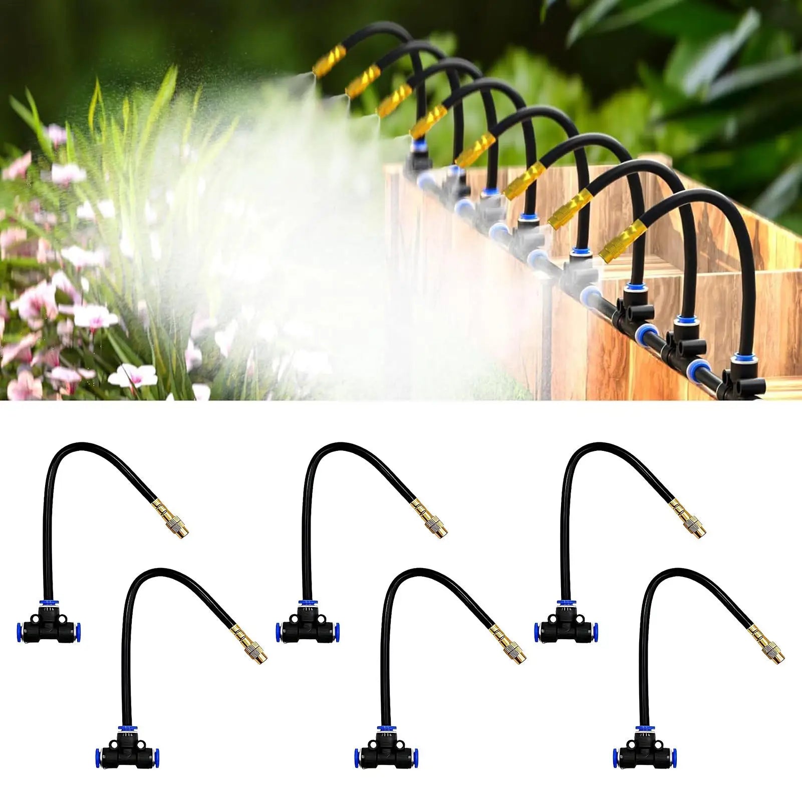 DIY Bending Universal Spray Greenhouse Garden Flowers Plant Watering