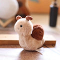 ▶1PCS Small Insect Animal Plush Toy Doll Keychain Cute Snail Bee Creative Stuffed Doll Bag Pendant Keyring Birthday Gift Zpaxo Style4