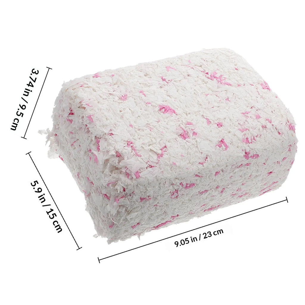 1 Bag Natural Paper Chip Bedding Small Animals Pet Padding Material