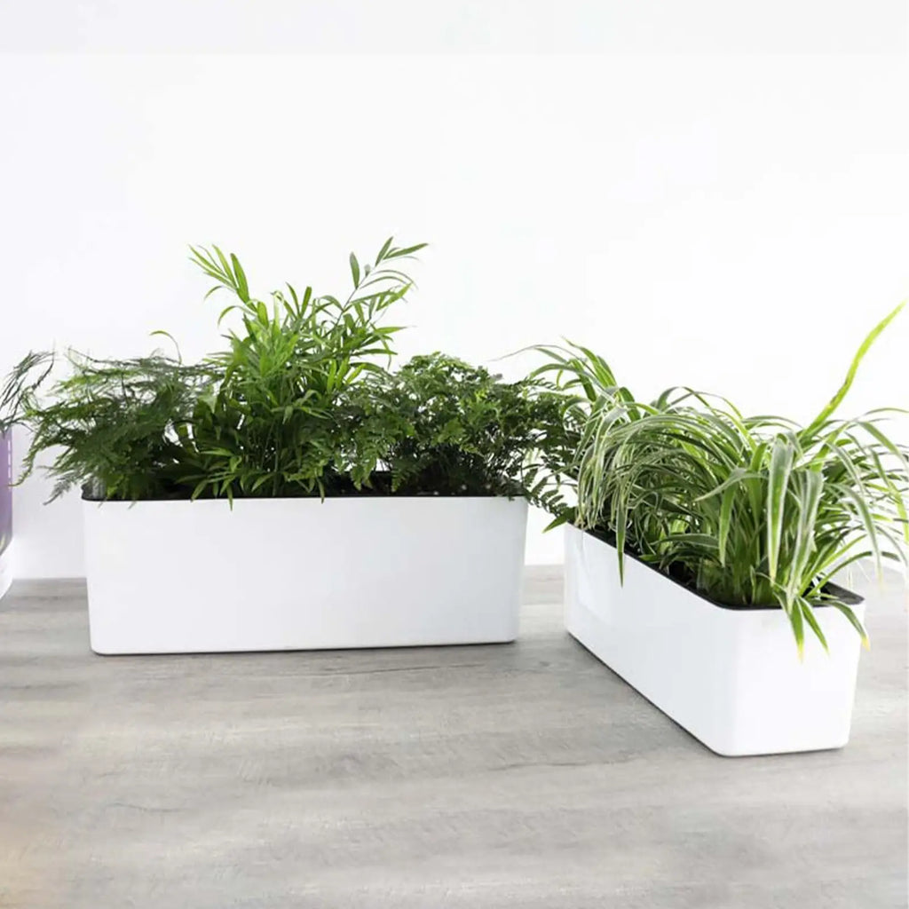 Flower Pots Decorative Hydroponic Flowerpot Self-Watering Planter For Indoor Living Room Outdoor Balcony Patio Windowsill Zpaxo