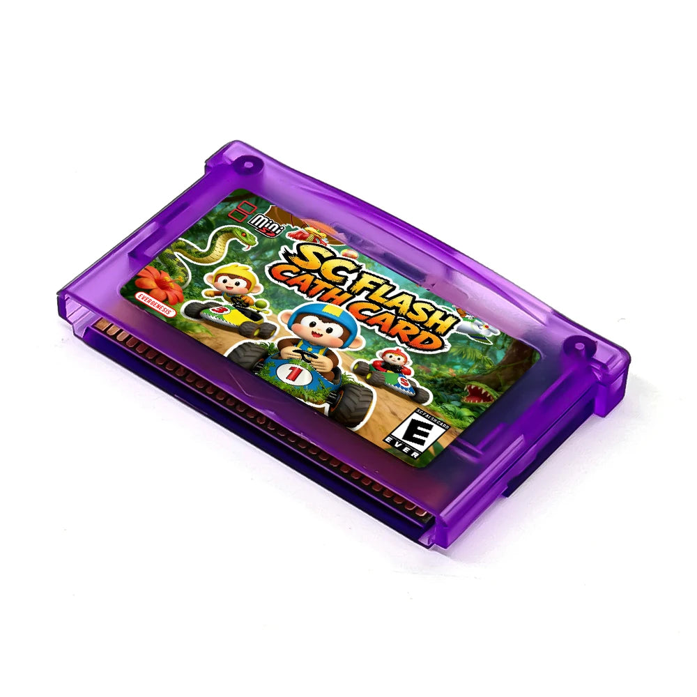 5000 in 1 Retro Games Cartridge New SCFW V2.0 GBA Flash Card with 8G TF Card RTC Flash for GBA/GBA SP/NDS Handheld Game Console Zpaxo
