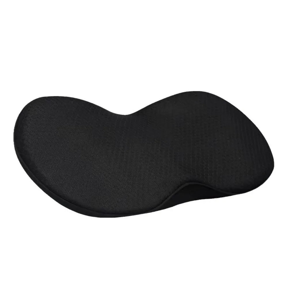 Breathable Car Seat Cushion Universal Thickened Lumbar Support Pillow Zpaxo Black