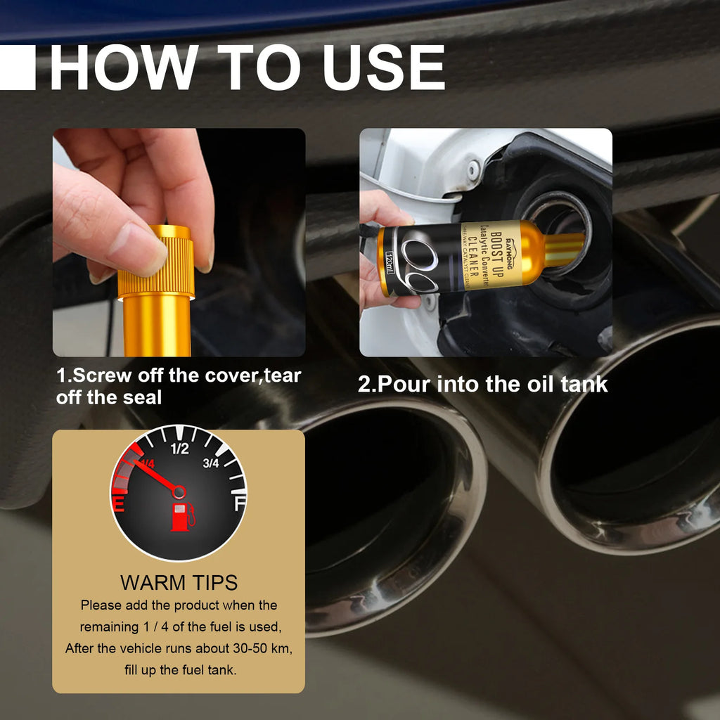 Promotion Car Catalytic Converter Cleaners Automobile Engine Boost up Csv Clean Diesel Accelerators Carbon Removal Easy Cleaner Zpaxo