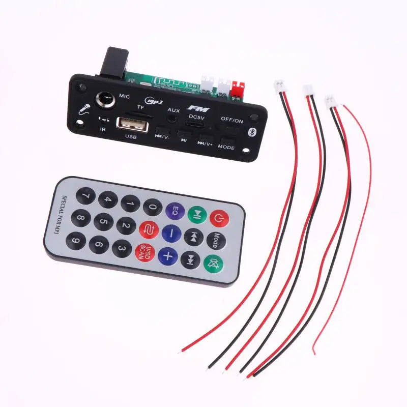 2 3W 6W Amplifier 5V MP3 Decoder Board Bluetooth 5 0 Stereo Audio DIY