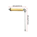 Parrot Feeder Stainless Steel Foraging Fork Wooden Perch Parakeet