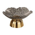 Decorative Pedestal Fruit Bowl – Footed Display Tray for Home Pedestal Fruit Bowl Zpaxo Gray