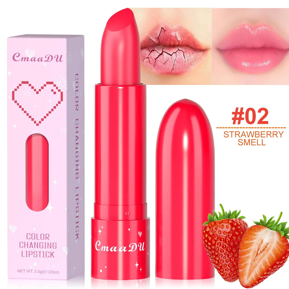 6Color Waterproof Fruit Tinted Shine Changing Moisturizing Nourishing Zpaxo 2