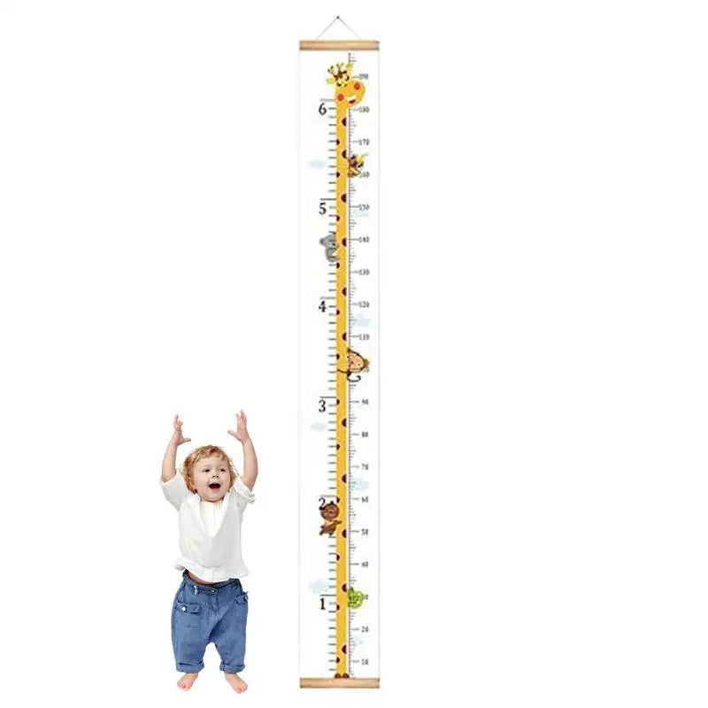 Height Chart For Kids Removable Kids Height Wall Chart Reusable Growth Tracker With Lanyard Decorative For Parenting Tool Home Zpaxo
