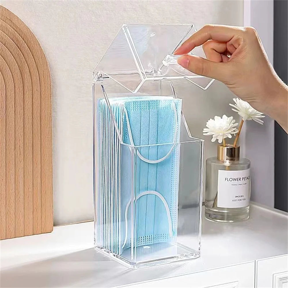 Transparent Desktop Makeup Brush Holder & Cosmetic Organizer