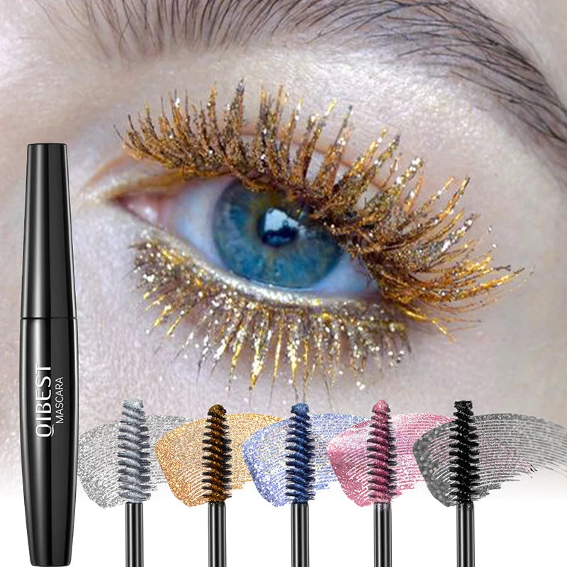 Sparkle Shattered Diamonds Colored Pearl Glitter Mascara Zpaxo