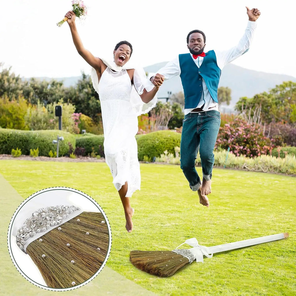 African American Jump the Broom – DIY Wedding Broom & Ribbons Wedding Ceremony Broom Zpaxo