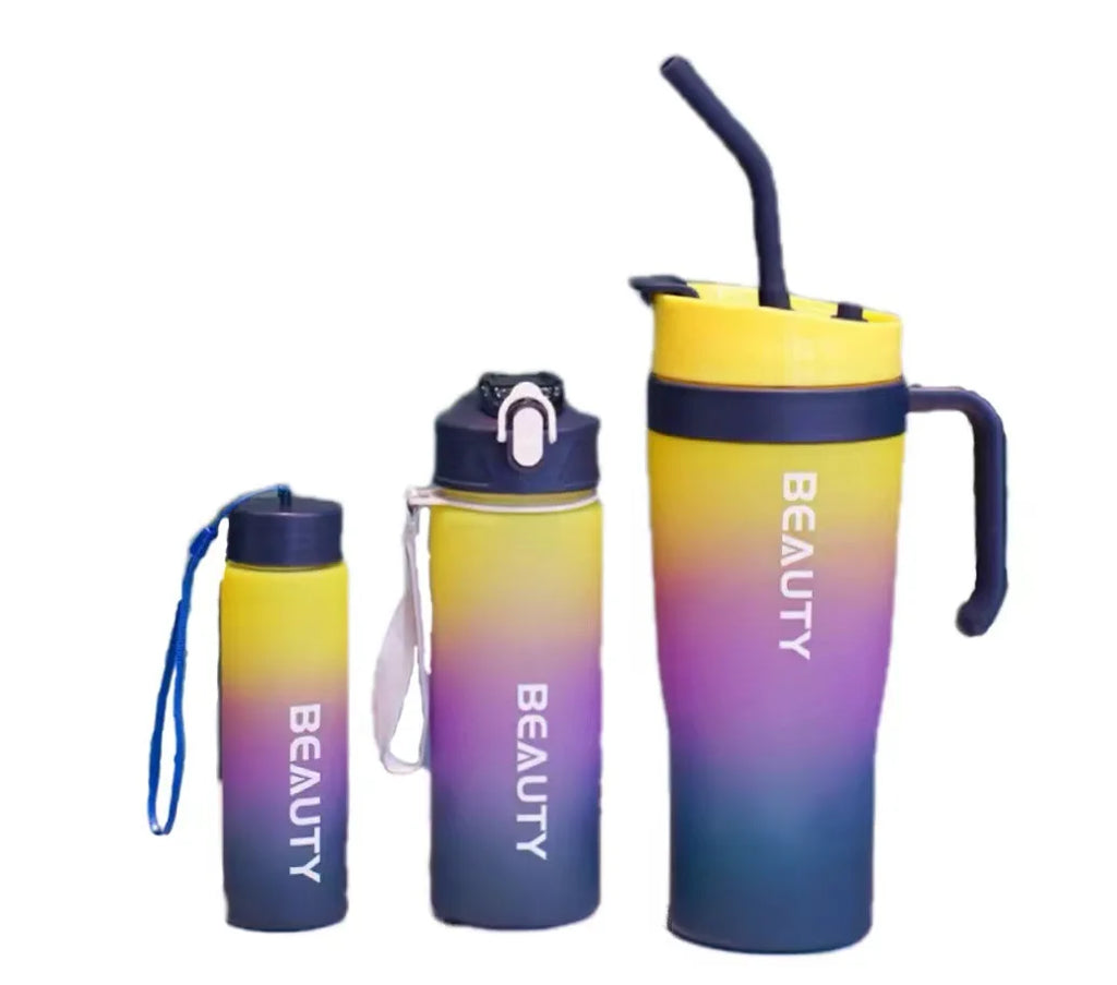 Graduated Space Bottles Gradient Water Container Capacity Portable Zpaxo style 1