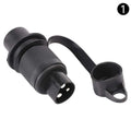 3-Pin Trailer Socket Connector 12V – DIN Round Plug for Caravan