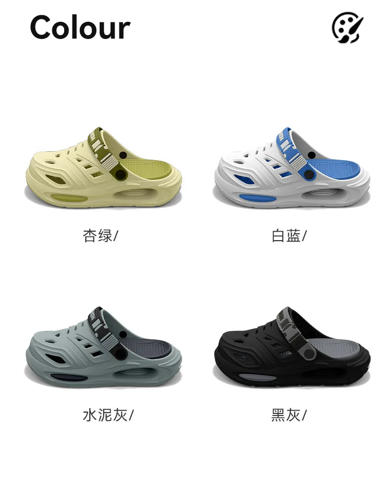 Orthopedic Slippers with Arch Support Anti Slip Soft Sole Summer Cool Hole Shoes Thick Bottom Breathable Walking Sandals Zpaxo