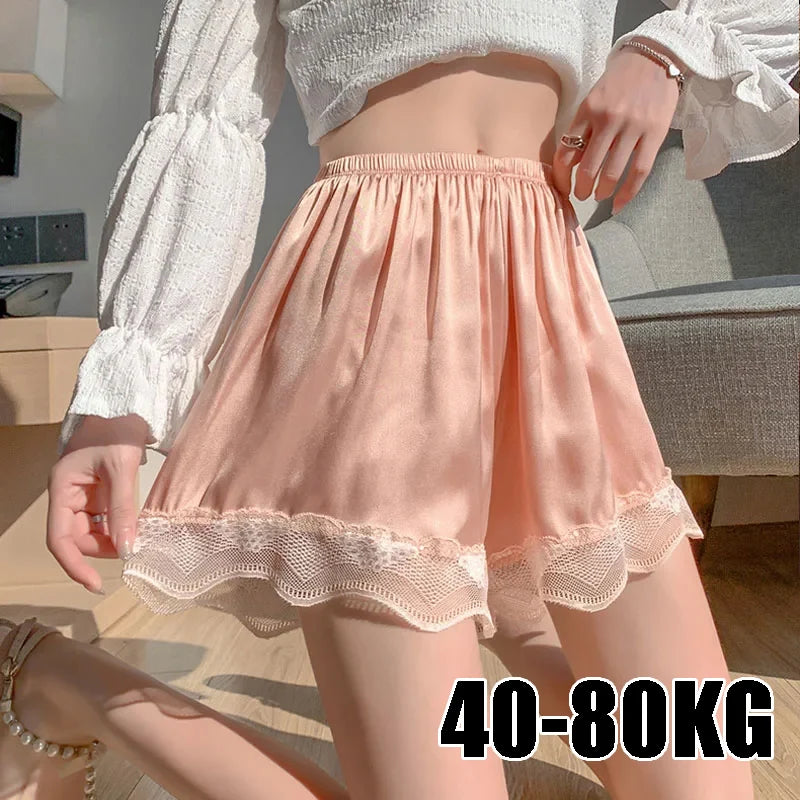 Women's Trim Anti-exposure Shorts Non-rolling Ultra-thin Summer Sleep