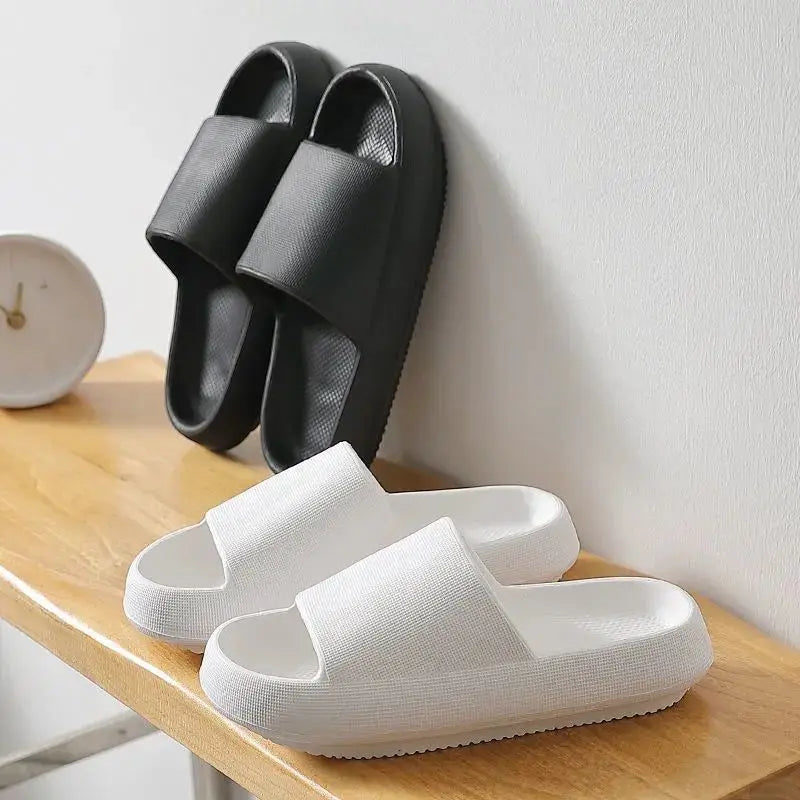 Outdoor Ultra-soft Indoor-outdoor Men's Women's Slippers Thick-soled