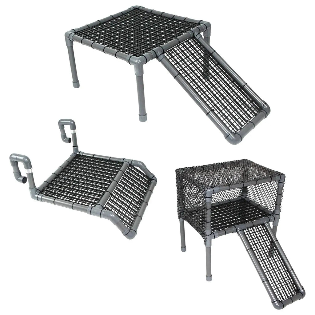 Turtle Basking Platform Tank Dock Float Decor Reptile Ladder Frog Zpaxo