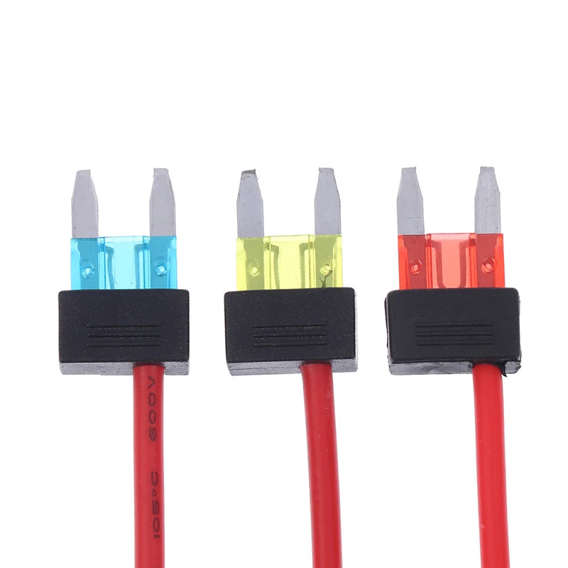 1PC Car Fuse Holder Add-a-circuit TAP Adapter Mini ATM APM Blade MINI Simple Safety Device 12V 10A 15A 20A Zpaxo