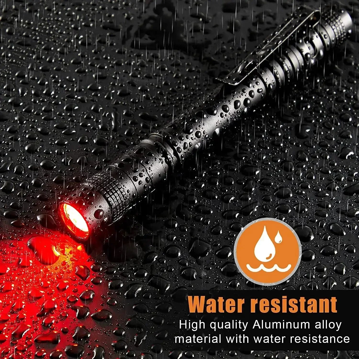 POCKETMAN Red LED Pen Flashlight – Astronomy & Night Torch