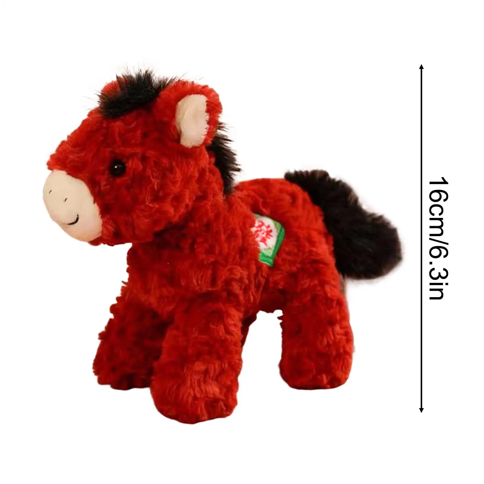 Chinese New Year Horse Plush Plush Soft Toys 2026 Horse Year Doll For Kids Teens Adults Collectors Bedroom Study Children's Room Zpaxo