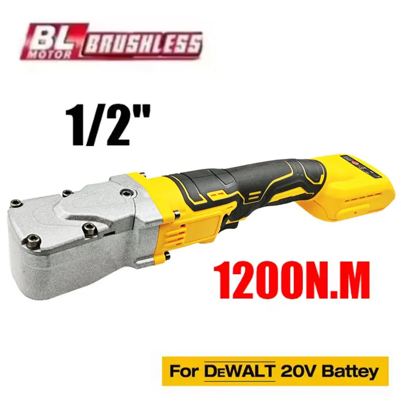 Fit DeWALT 20V Battery Brushless Ratchet Wrench 1200NM Electric