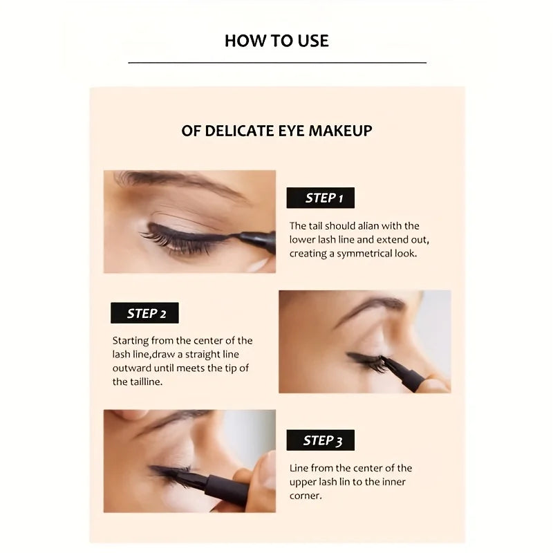 Quick-dry Eyeliner Pencil Makeup Long Lasting Smooth Matte Eye Liner Zpaxo