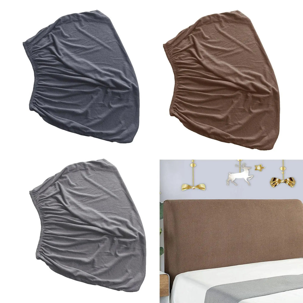 Bed Headboard Cover Stretch Bed Backrest Cover Removable Soft Dustproof Bed Headboard Slipcover Protective Case for Bedroom Zpaxo