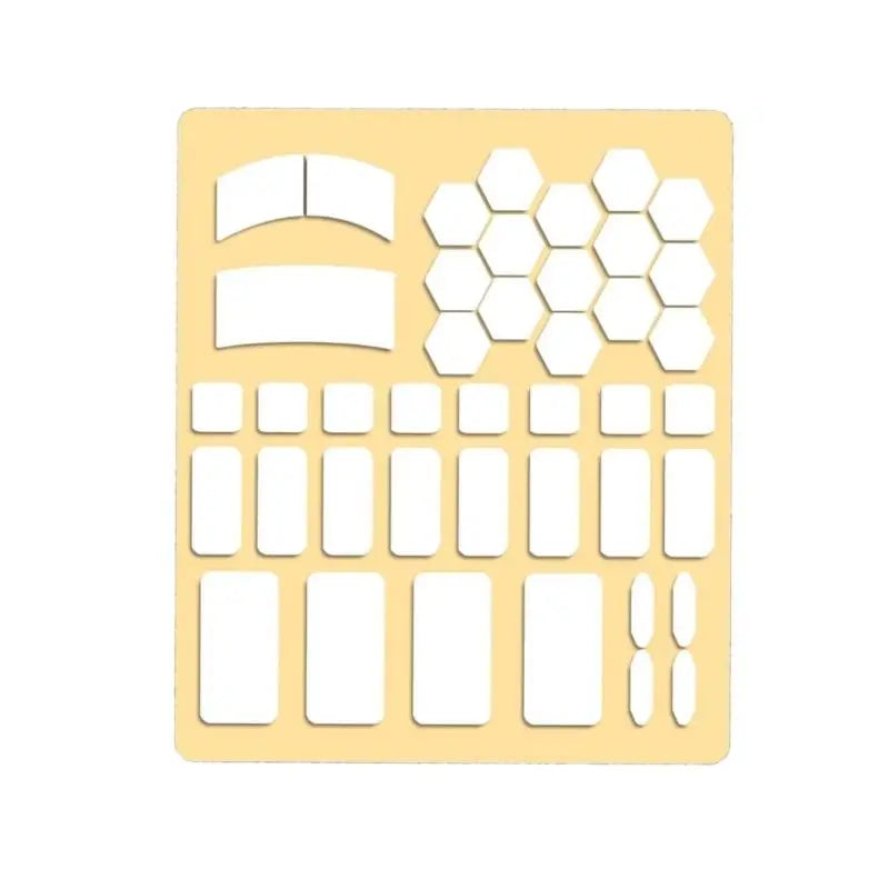 652F Easy Installs Silicone Anti Slip Mouse Stickers Resist Sweat and Provide Secure Handling Mouse Controller Set Zpaxo