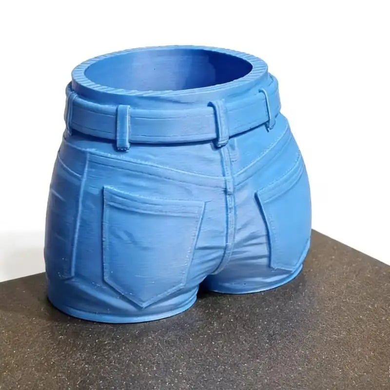 Jeans-Shaped Pencil Holder – Multifunction Desktop Organizer for Stationery, Brushes, Office Decor Zpaxo