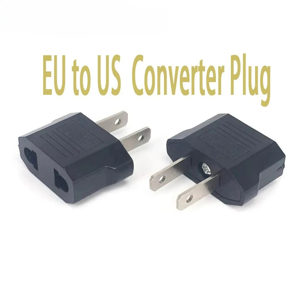 EU to US Travel Plug Adapter | 3/5/10-Pack Converter Travel Plug Adapter Zpaxo
