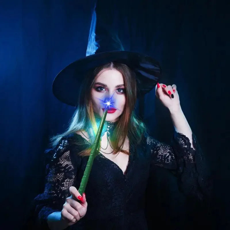 Lighting Up Wizard Wand Toys Children Witch Props Halloween