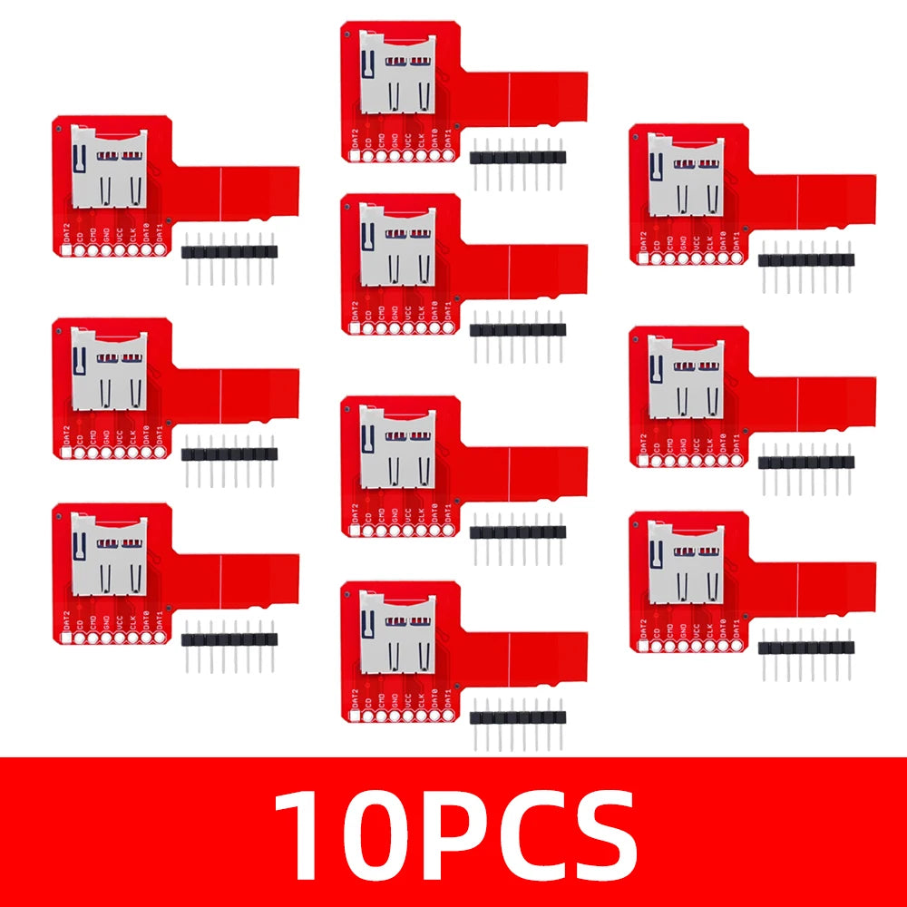 Micro SD Sniffe TF Card Spi Adapter Board Module Arduino Zpaxo 10PCS