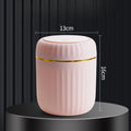 Mini Desktop Trash Can with Lid Garbage Waste Bin Organizer Bedroom Office Desk Storage Box Made Durable Plastic Home Supplies Zpaxo Pink